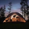 Палатка NATUREHIKE YUNCHUAN-PRO ULTRA-LIGHT 4 SEASONS CNK2300ZP024 3-местная коричневый 6976023923692